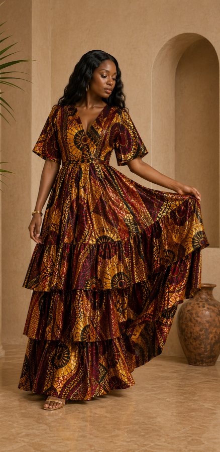 Esi Tiered Maxi Dress