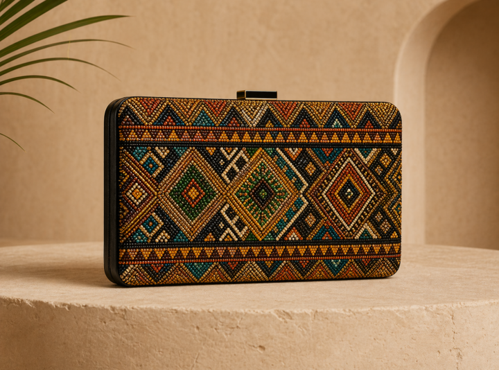 Mali Embellished Clutch