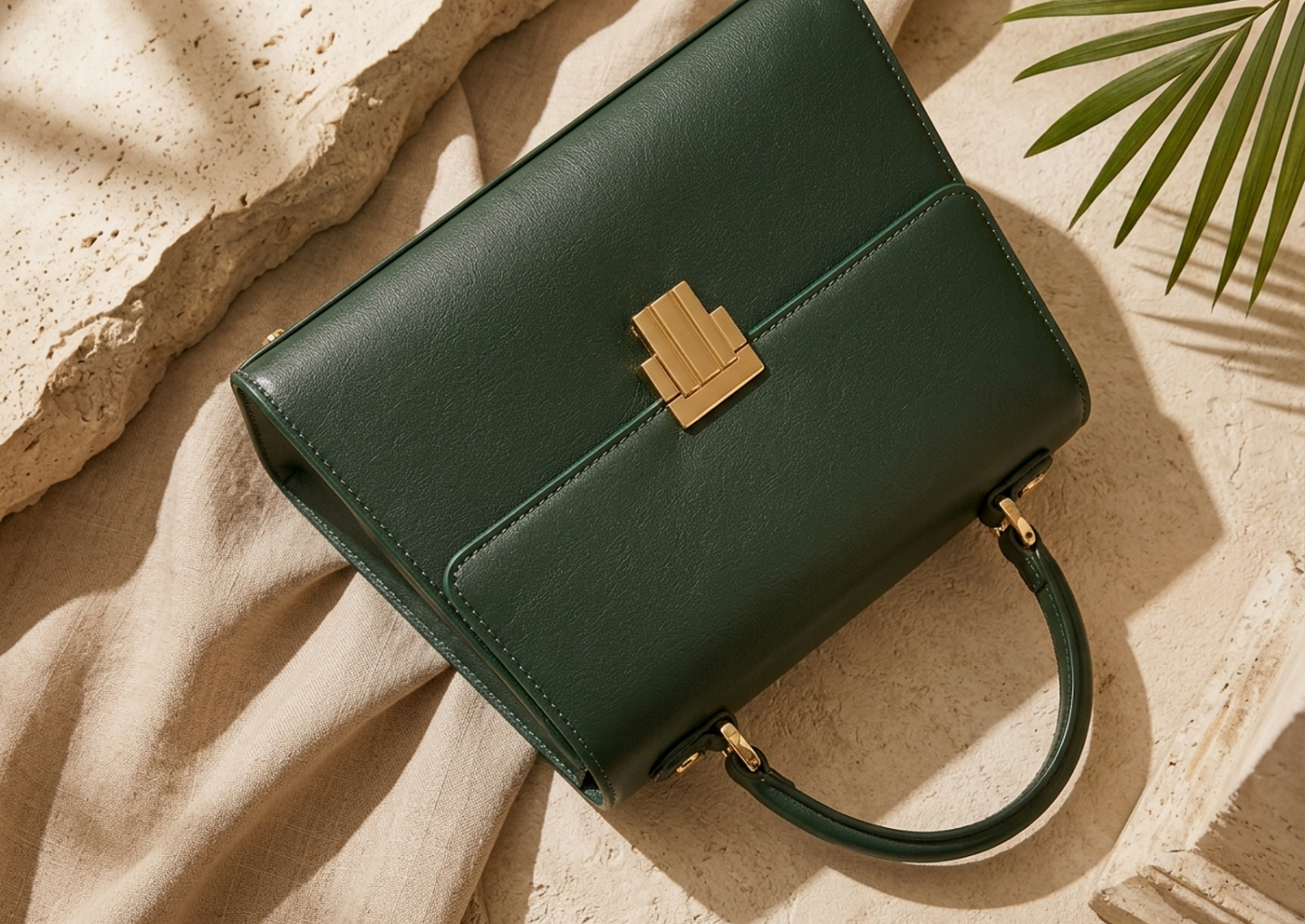 Close editorial view of the Ema Mini Top-Handle Bag
