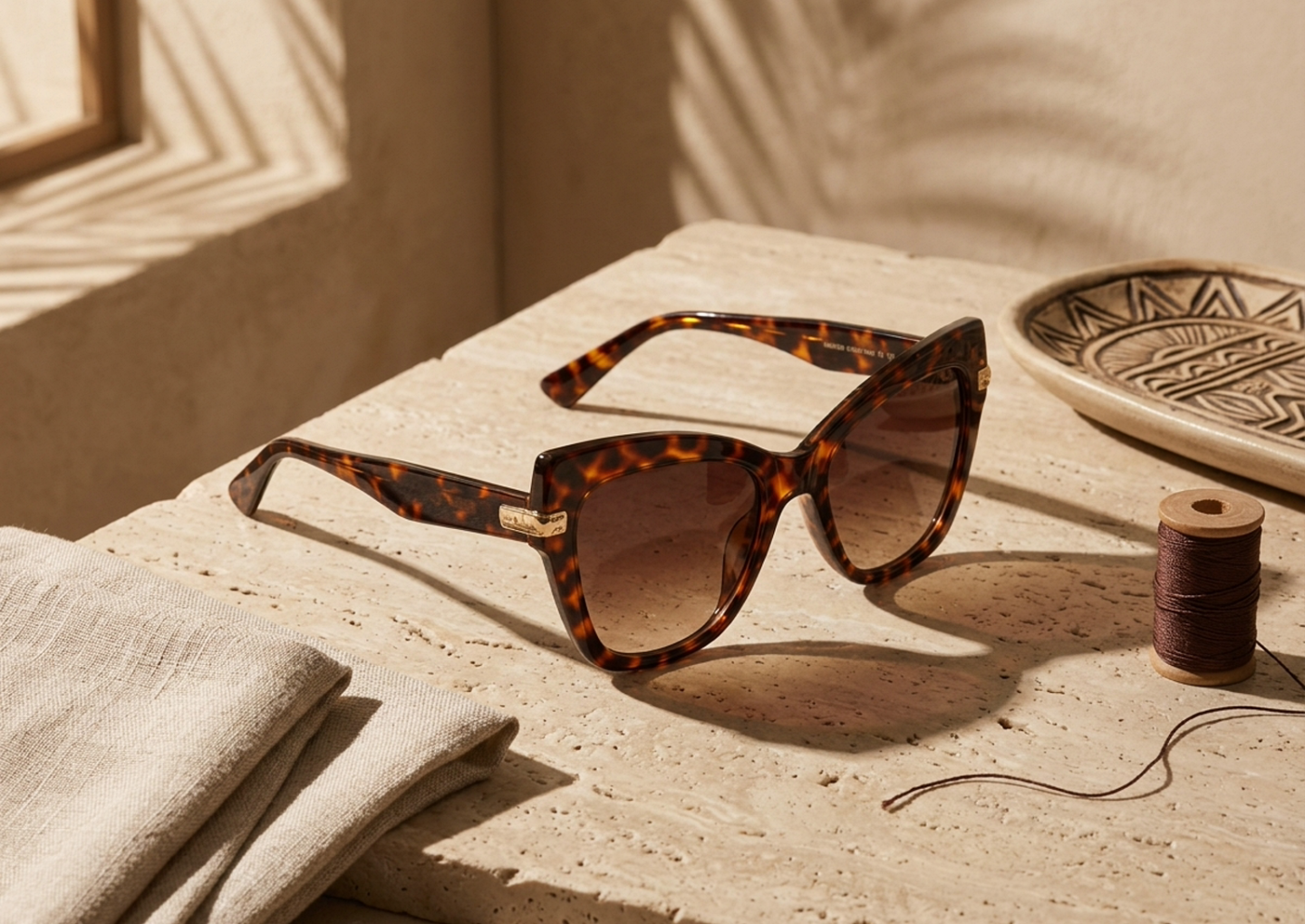 Close editorial view of the Nairobi Statement Sunglasses