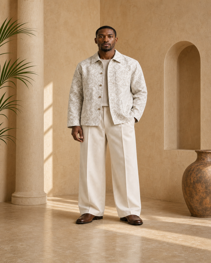 Naledi Jacquard Overshirt