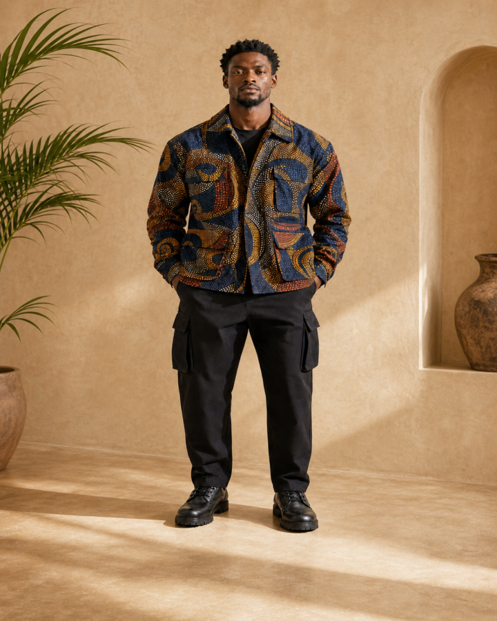 Yeboah Wax Utility Jacket